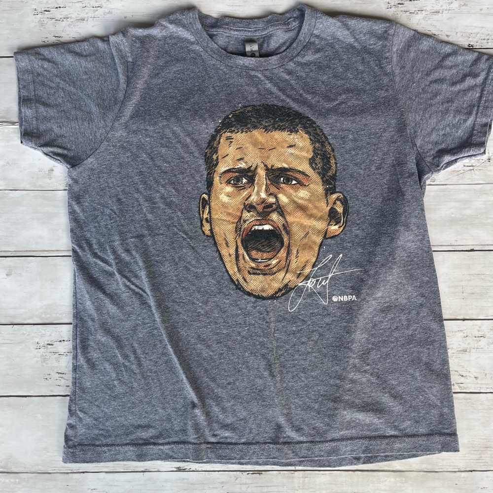 Next‎ Level apparel kids size Youth XL Nikola Jokic tee Denver Nuggets